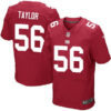 Men’s New York Giants #56 Lawrence Taylor Red Alternate NFL Nike Elite Jersey