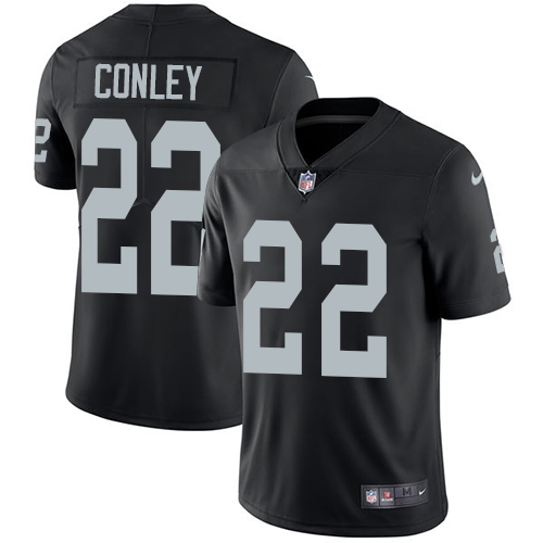 Nike Oakland Raiders #22 Gareon Conley Black Team Color Men’s Stitched NFL Vapor Untouchable Limited Jersey