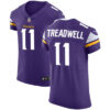 Men’s Nike Minnesota Vikings #11 Laquon Treadwell Purple Team Color Stitched NFL Vapor Untouchable Elite Jersey