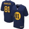 Men’s Green Bay Packers #81 Andrew Quarless Navy Blue Alternate NFL Nike Elite Jersey