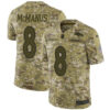 Nike Broncos #8 Brandon McManus Camo Men’s Stitched NFL Limited 2018 Salute To Service Jersey