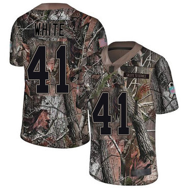Buccaneers #41 Devin White Camo Men’s Stitched Football Limited Rush Realtree Jersey