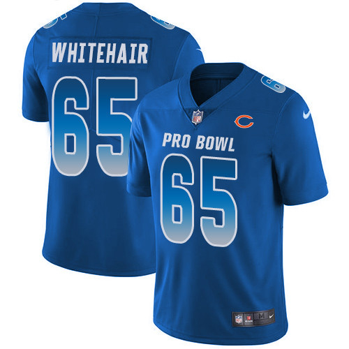 Men’s Nike Chicago Bears #65 Cody Whitehair Royal Stitched Football Limited NFC 2019 Pro Bowl Jersey