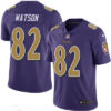 Men’s Baltimore Ravens #82 Benjamin Watson Purple 2016 Color Rush Stitched NFL Nike Limited Jersey