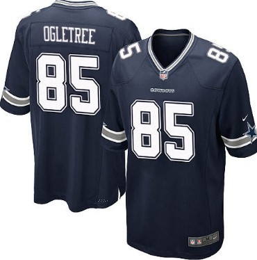 Nike Dallas Cowboys #85 Kevin Ogletree Blue Game Jersey