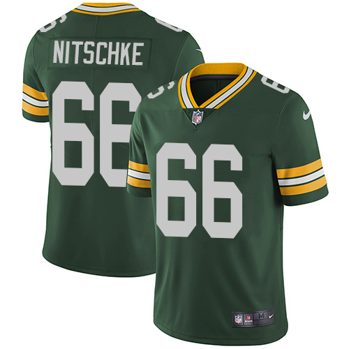 Nike Green Bay Packers #66 Ray Nitschke Green Team Color Men’s Stitched NFL Vapor Untouchable Limited Jersey