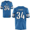 Men’s Detroit Lions #34 Zach Zenner Light Blue Team Color Stitched NFL Nike Elite Jersey