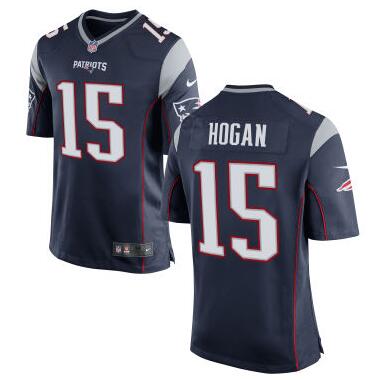 Men’s New England Patriots #15 Chris Hogan Navy Blue Team Color 2015 NFL Nike Elite Jersey