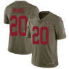 Nike 49ers #20 Jimmie Ward Olive Men’s Stitched NFL Limited 2017 Salute to Service Jersey