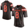 Men’s Cleveland Browns #8 Andy Lee Brown Team Color 2015 NFL Nike Elite Jersey