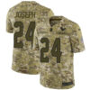 Nike Texans #24 Johnathan Joseph Camo Men’s Stitched NFL Limited 2018 Salute To Service Jersey