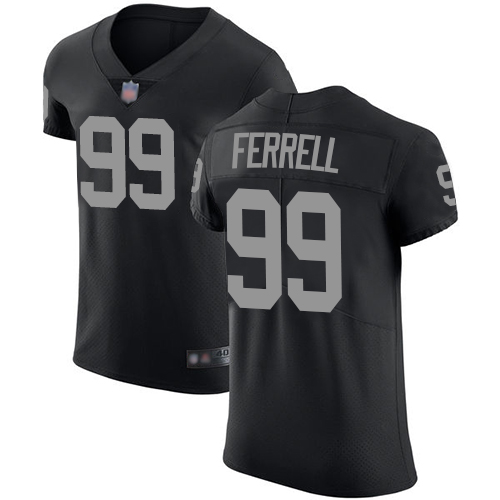 Raiders #99 Clelin Ferrell Black Team Color Men’s Stitched Football Vapor Untouchable Elite Jersey