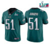 Men’s Philadelphia Eagles #51 Cam Jurgens Green Super Bowl LVII Vapor Untouchable Limited Stitched Jersey