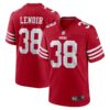Men’s San Francisco 49ers #38 Deommodore Lenoir 2022 Red Vapor Untouchable Stitched Football Jersey