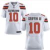 Men’s Cleveland Browns #10 Robert Griffin III 2015 Nike White Elite Jersey