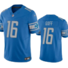 Men’s Detroit Lions #16 Jared Goff Blue 2023 F.U.S.E. Vapor Untouchable Limited Stitched Jersey