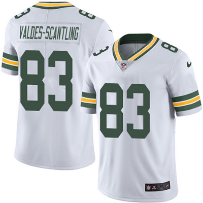 Nike Green Bay Packers #83 Marquez Valdes-Scantling White Men’s Stitched NFL Vapor Untouchable Limited Jersey