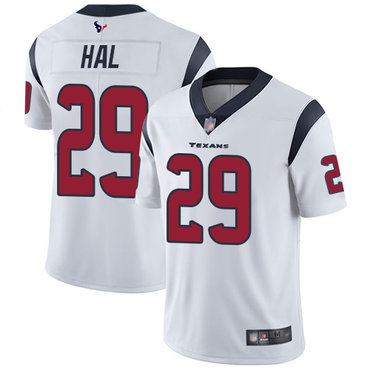 Texans #29 Andre Hal White Men’s Stitched Football Vapor Untouchable Limited Jersey