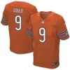 Men’s Nike Chicago Bears #9 Robbie Gould Elite Orange Alternate NFL Jersey