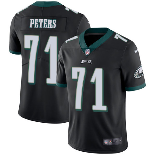Nike Philadelphia Eagles #71 Jason Peters Black Alternate Men’s Stitched NFL Vapor Untouchable Limited Jersey