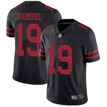 49ers #19 Deebo Samuel Black Alternate Men’s Stitched Football Vapor Untouchable Limited Jersey