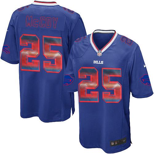Nike Bills #25 LeSean McCoy Royal Blue Team Color Men’s Stitched NFL Limited Strobe Jersey