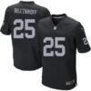 Men’s Oakland Raiders #25 Fred Biletnikoff Black Retired Player NFL Nike Elite Jersey