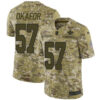Nike Saints #57 Alex Okafor Camo Men’s Stitched NFL Limited 2018 Salute To Service Jersey