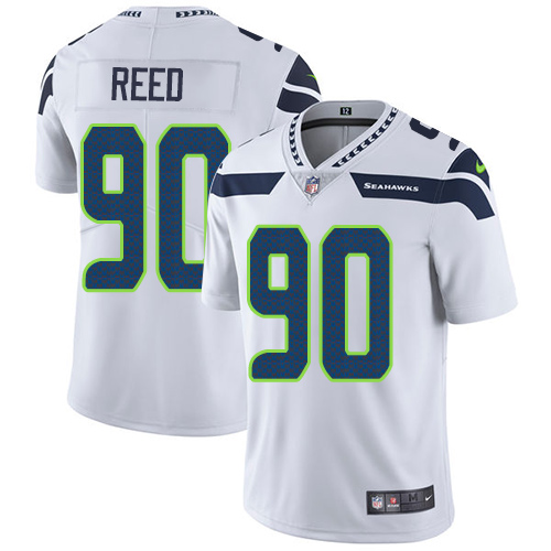 Nike Seattle Seahawks #90 Jarran Reed White Men’s Stitched NFL Vapor Untouchable Limited Jersey