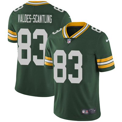 Nike Green Bay Packers #83 Marquez Valdes-Scantling Green Team Color Men’s Stitched NFL Vapor Untouchable Limited Jersey