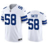Men’s Dallas Cowboys #58 Mazi Smith White 2023 F.U.S.E. Vapor Limited Stitched Football Jersey