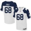 Men’s Dallas Cowboys #68 Doug Free White Thanksgiving Alternate NFL Nike Elite Jersey
