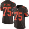 Men’s Cleveland Browns #75 Joel Bitonio Brown 2016 Color Rush Stitched NFL Nike Limited Jersey