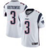 Nike New England Patriots #3 Stephen Gostkowski White Men’s Stitched NFL Vapor Untouchable Limited Jersey