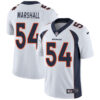 Nike Denver Broncos #54 Brandon Marshall White Men’s Stitched NFL Vapor Untouchable Limited Jersey