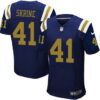 Men’s New York Jets #41 Buster Skrine Navy Blue Alternate NFL Nike Elite Jersey