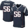 New England Patriots #56 Andre Tippett Navy Blue Retired Player NFL Nike Elite Jersey