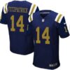 Men’s New York Jets #14 Ryan Fitzpatrick Navy Blue Alternate NFL Nike Elite Jersey