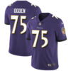Nike Baltimore Ravens #75 Jonathan Ogden Purple Team Color Men’s Stitched NFL Vapor Untouchable Limited Jersey