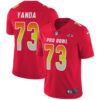 Nike Baltimore Ravens #73 Marshal Yanda Red Men’s Stitched NFL Limited AFC 2019 Pro Bowl Jersey