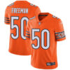 Nike Chicago Bears #50 Jerrell Freeman Orange Men’s Stitched NFL Limited Rush Jersey