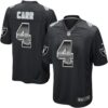 Nike Raiders #4 Derek Carr Black Team Color Men’s Stitched NFL Limited Strobe Jersey
