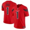 Men’s Houston Texans #1 Stefon Diggs Red Red 2024 Alternate F.U.S.E Vapor Football Stitched Jersey