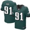 Philadelphia Eagles #91 Fletcher Cox Midnight Green Team Color NFL Nike Elite Jersey