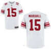 Men’s New York Giants #15 Brandon Marshall White Road Stitched NFL Nike Elite Jersey