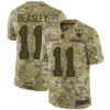 Nike Cowboys #11 Cole Beasley Camo Men’s Stitched NFL Limited 2018 Salute To Service Jersey