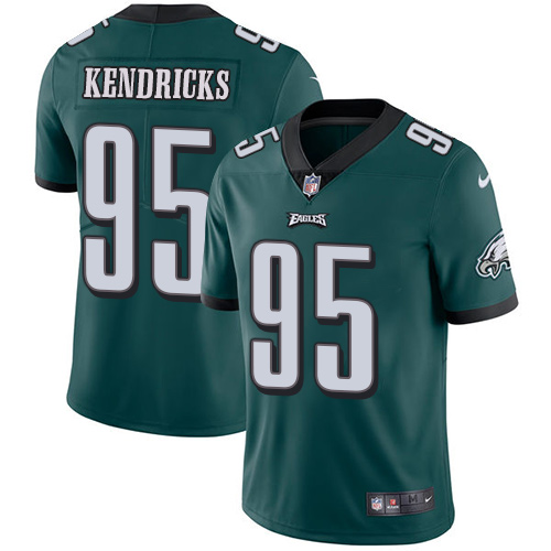Nike Philadelphia Eagles #95 Mychal Kendricks Midnight Green Team Color Men’s Stitched NFL Vapor Untouchable Limited Jersey