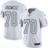 Men’s Oakland Raiders #70 Kelechi Osemele White 2016 Color Rush Stitched NFL Nike Limited Jersey