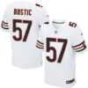 Men’s Nike Chicago Bears #57 Jon Bostic Elite White NFL Jersey