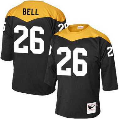 Men’s Pittsburgh Steelers #26 LeVeon Bell Black 1967 Home Throwback NFL Jersey
